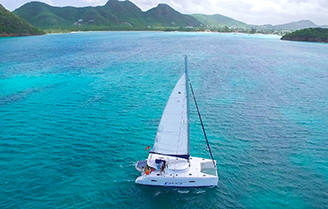 Antigua yacht sailing trip in the Caribbean Sea
